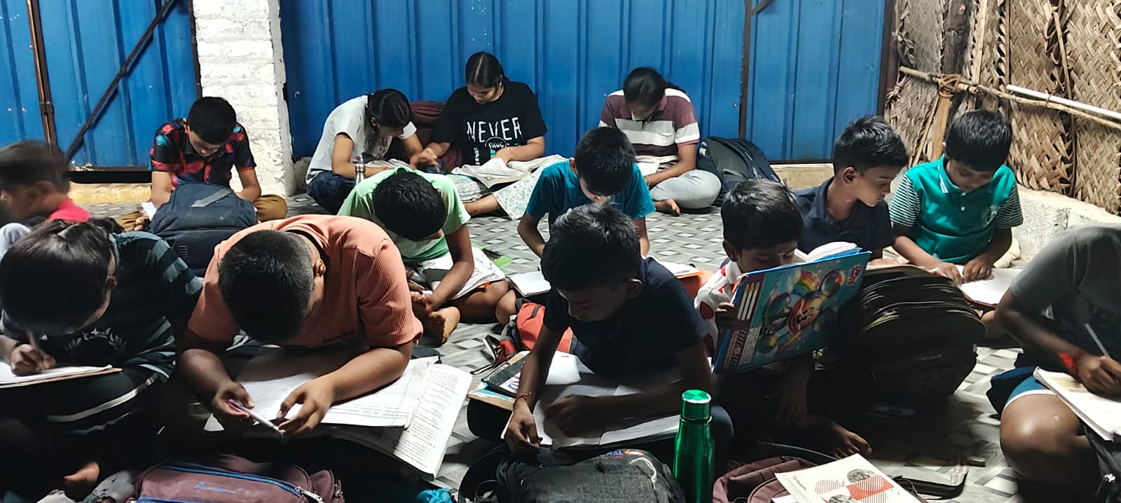 Students learning